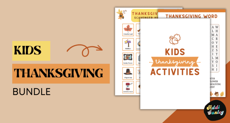 A Printable Thanksgiving Pack: How Kids Can Create Holiday Magic