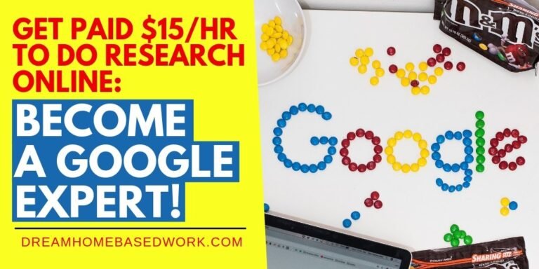 Get Paid $15/hour To Research The Internet: Become A Google