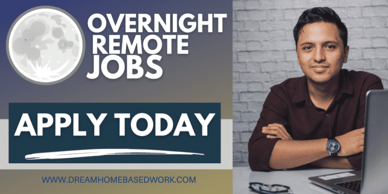 Overnight Remote Jobs You Can Apply For Today!