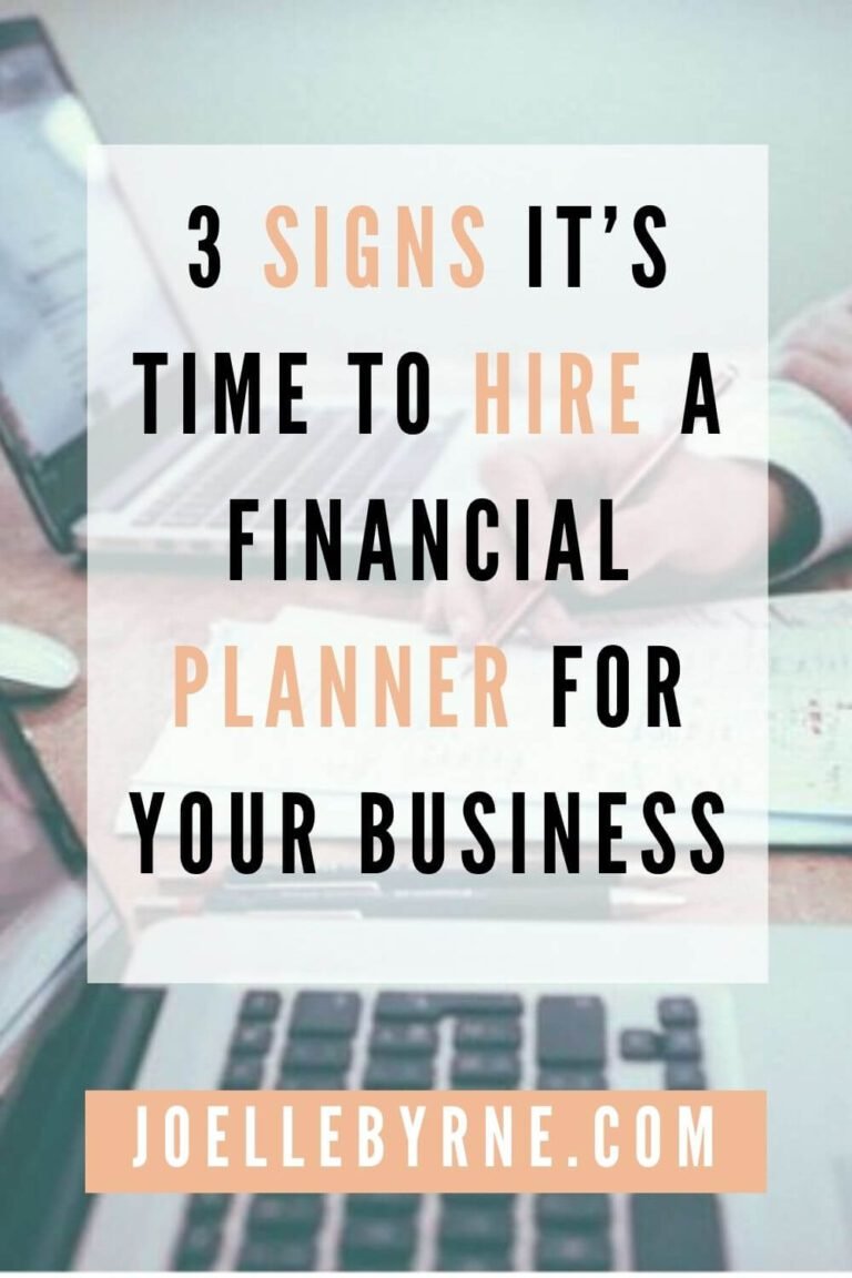 3 Signs It's Time To Hire A Financial Planner For