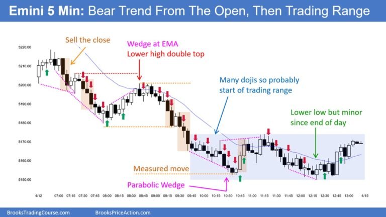 Emini Will Probably Rally This Week.